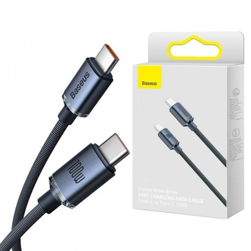 کابل (Type-C To Type-C) PD طول 120 سانتی متر بیسوس (Baseus) مدل CAJY000601