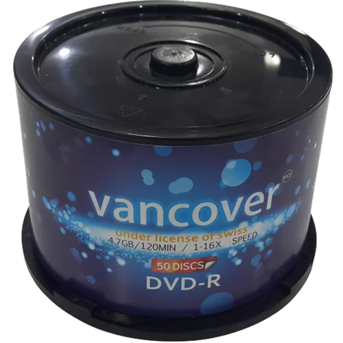 دی وی دی خام ونکوور بسته 50 عددی DVD