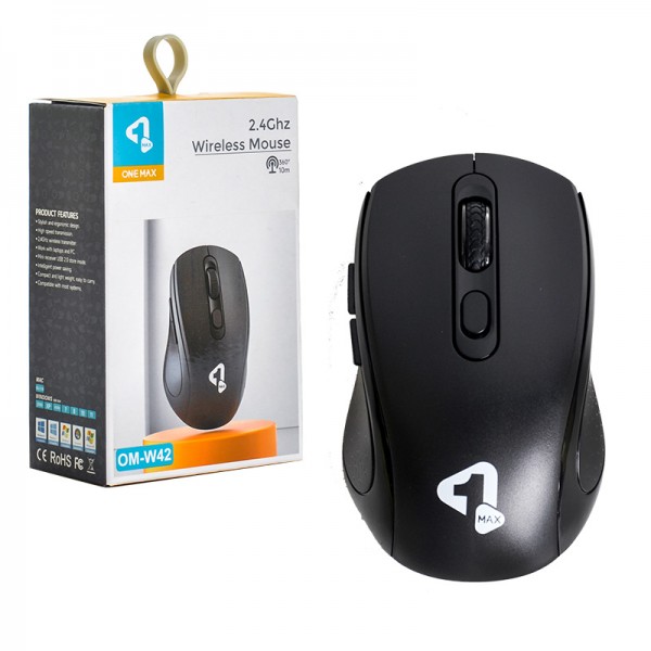 ماوس بی سیم وان مکس (ONE MAX) مدل OM-W42
