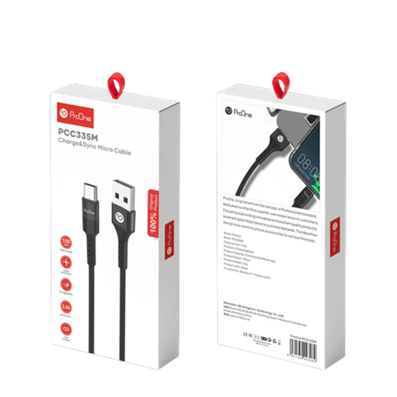 کابل شارژ میکرو یو اس بی Proone PCC355M