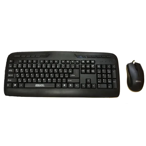 کیبورد و ماوس سیمی سادیتا مدل SKM-1554