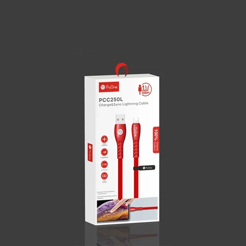 کابل تبدیل USB به لایتنینگ پرووان مدل PCC250L طول 1 متر