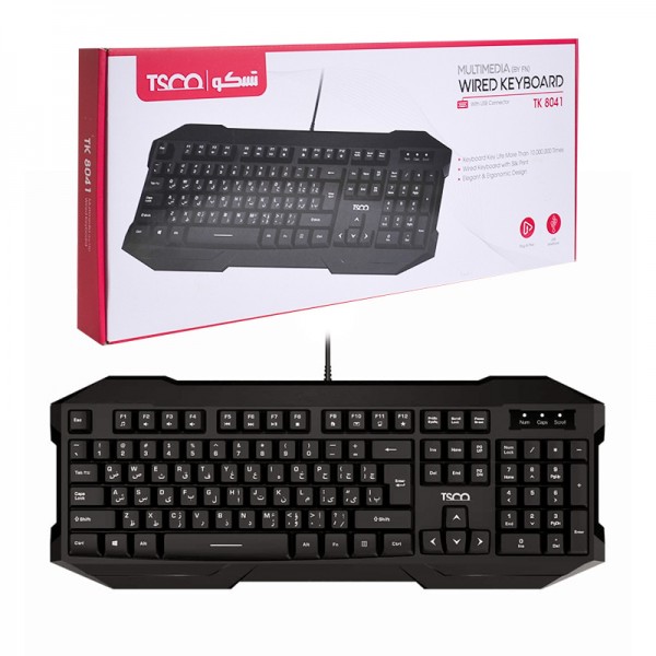 کیبورد سیمی تسکو (TSCO) مدل TK 8041