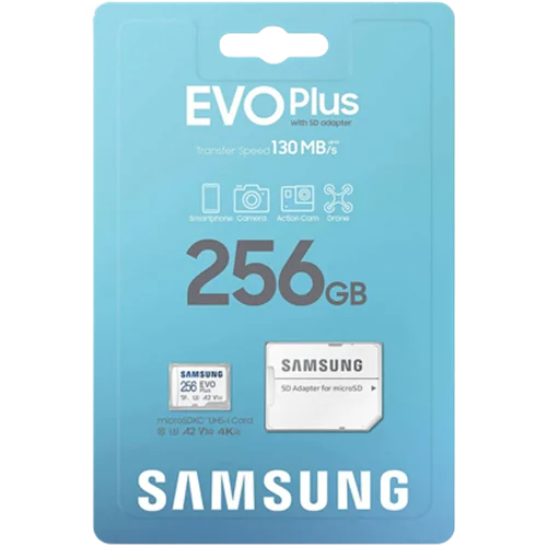 کارت حافظه SAMSUNG EVOPLUS 256GB