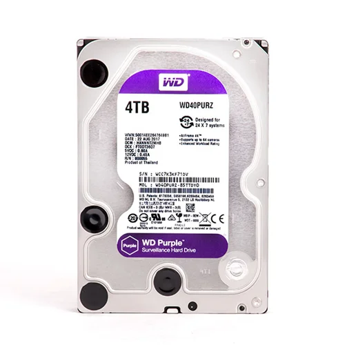 هارد دیسک اینترنال وسترن دیجیتال مدل Purple WD40PURZ ظرفیت 4 ترابایت