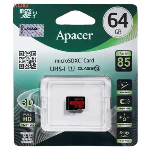 کارت حافظه Apacer 64GB UHS-I CLASS10