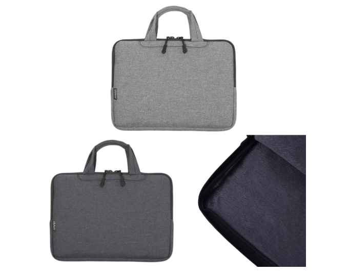 کاور لپ تاپ 15.6 اینچ جیب دار و دسته دار مخمل کد 10046