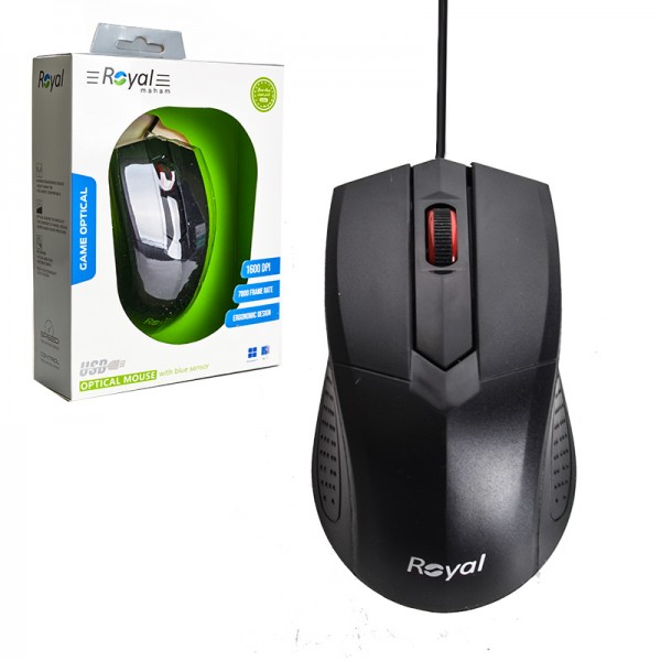 ماوس گیمینگ سیم دار رویال (Royal) مدل R-M262