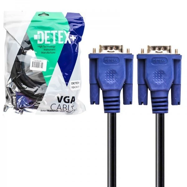کابل VGA (3+4) دیتکس پلاس (DETEX+) طول 20 متر کد 10024