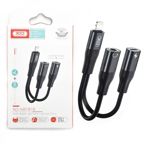کابل تبدیل Lightning به aux و Type-C ایکس او (XO) مدل XO-NB181B