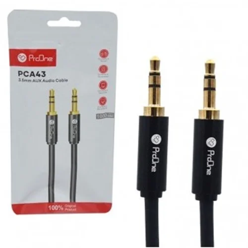 کابل 1 به 1 صدا (AUX) طول 1 متر پرووان (ProOne) مدل PCA43