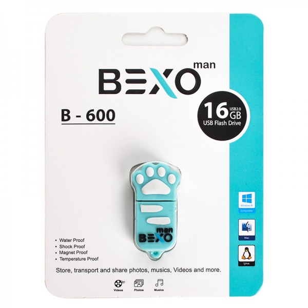 فلش بکسو (BEXO) مدل 16GB B-600 گارانتی آواتک (رنگبندی)