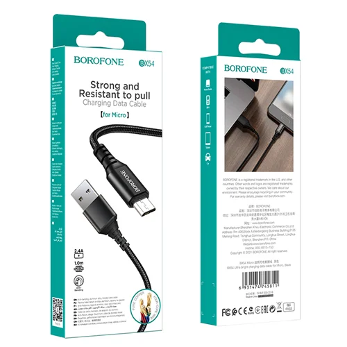 کابل شارژر BX54 MICRO بروفون میکرو USB