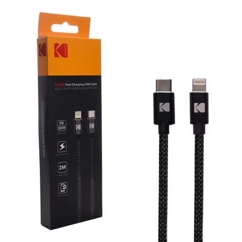 کابل تایپ سی به آیفون (Type-C to Lightning) کداک (KODAK) طول 2 متر مدل USBC-5924