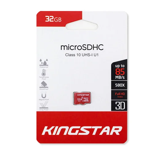 کارت حافظه KINGSTAR مدل C10 UHS-I U1 85MB/S ظرفیت 32GB