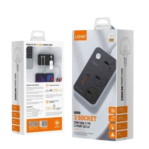 چندراهی برق مدل LDNIO SC-3412