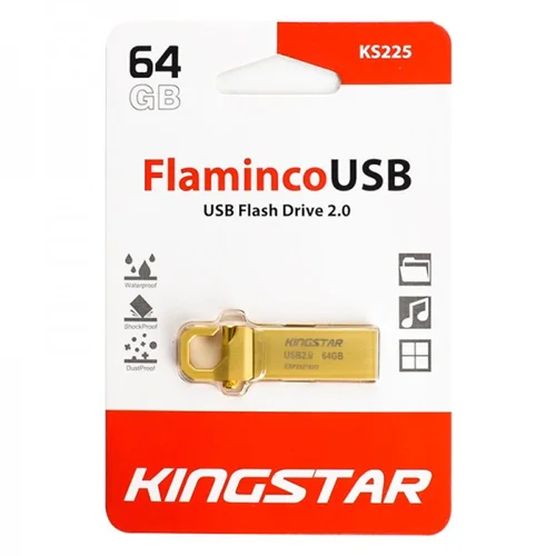 فلش مموری KingStar مدل Flaminco KS225 ظرفیت 64GB