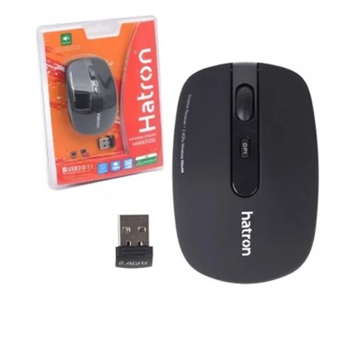 ماوس بی صدا بی سیم hatron مدل HMW112SL