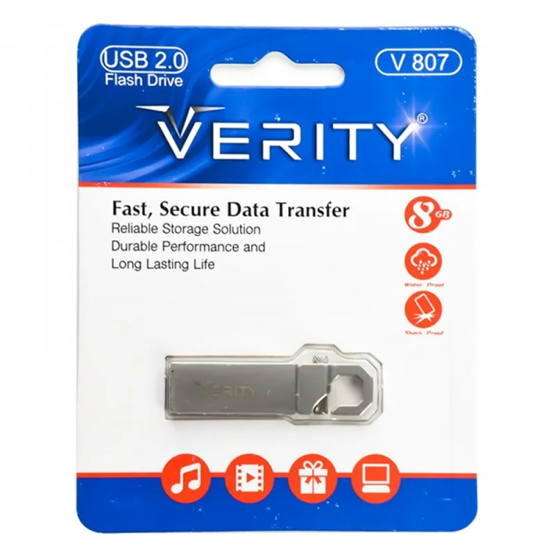 فلش مموری VERITY مدل V807 ظرفیت 8GB