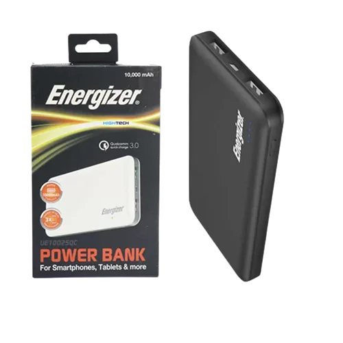 پاور بانک باظرفیت 10000 میلیآمپر ساعت Energizer UE10025QC