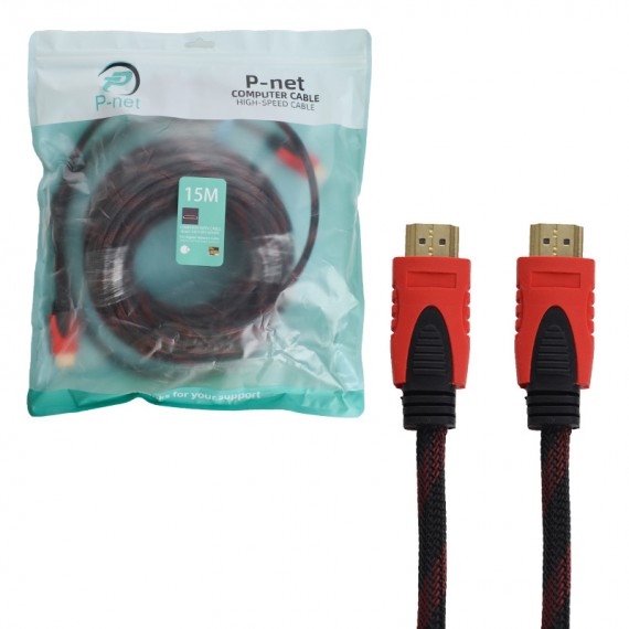 کابل HDMI پی نت (P-net) طول 15 متر