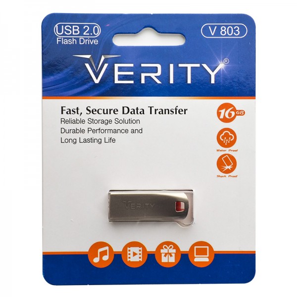 فلش وریتی (VERITY) مدل 16GB V803 با گارانتی آسان سرویس