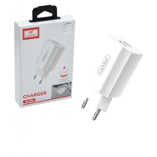 شارژر 2 پورت + کابل تایپ C ارلدام (EARLDOM) مدل ES-202