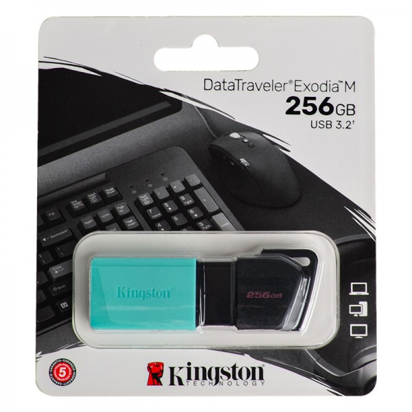 فلش کینگستون (KingSton) مدل 256GB Exodia M / DT USB3.2 گارانتی آسان سرویس