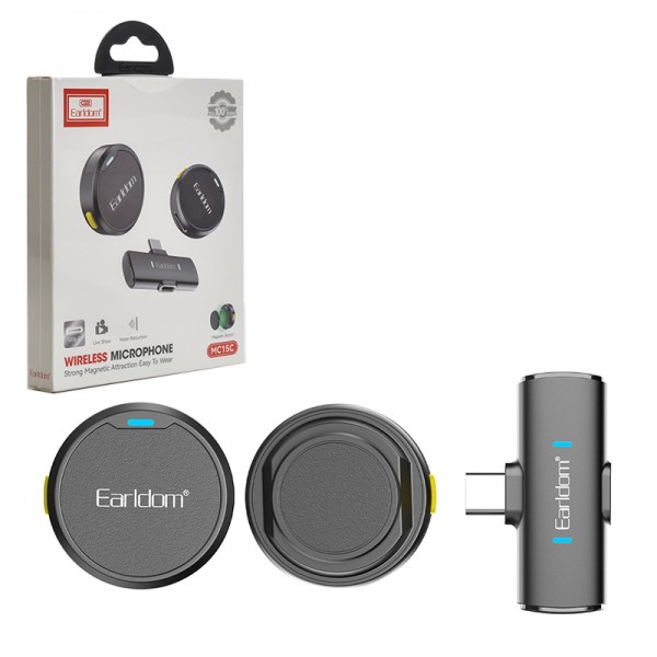 میکروفن یقه ای تایپ سی ارلدام (Earldom) مدل ET-MC15C