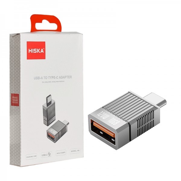 تبدیل (USB-A To Type-C) هیسکا (HISKA) مدل H6