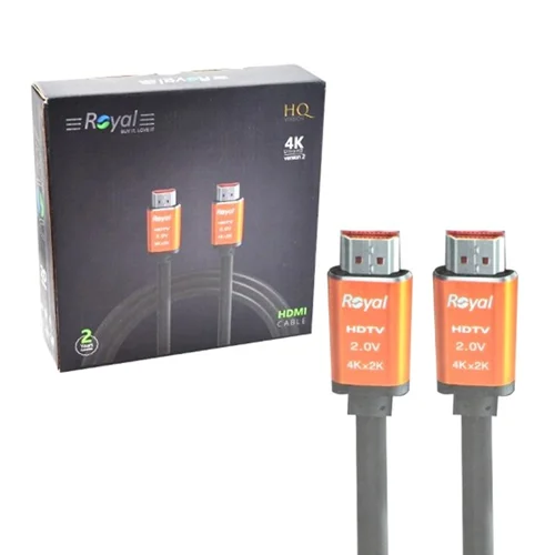 کابل HDMI 2.0 4K (19+1) طول 10 متر رویال (ROYAL)