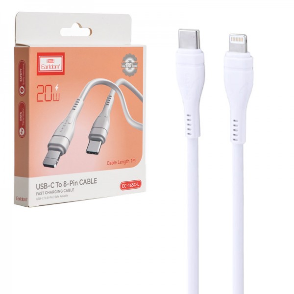 کابل Type-C To Lightning ارلدام (Earldom) طول 1 متر مدل EC-165C-L