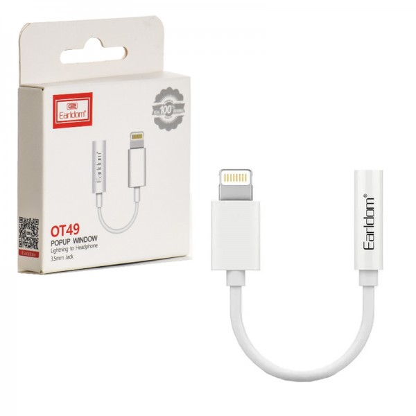 کابل تبدیل Lightning To Aux ارلدام (Earldom) مدل ET-OT49