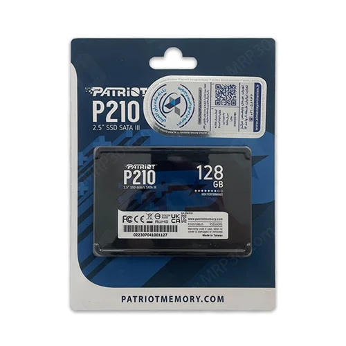 هارد SSD اینترنال PATRIOT مدل P210 ظرفیت 128 گیگابایت