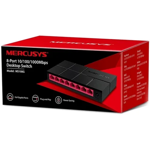 سوییچ 8 پورت Mercusys مدل MS108G