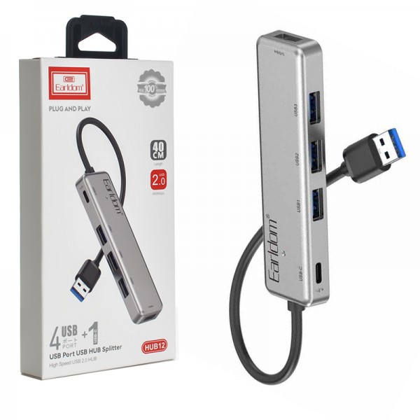 هاب 5 پورت USB ارلدام (Earldom) مدل ET-HUB12