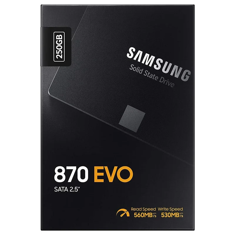 هارد SSD اینترنال سامسونگ مدل 870 EVO ظرفیت 250 گیگابایت