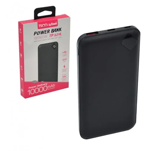 پاور بانک TSCO مدل TP 829L ظرفیت 10000mah