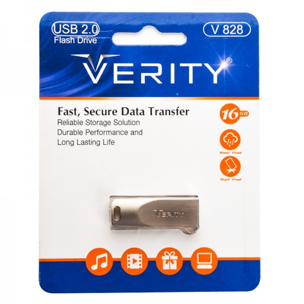 فلش وریتی (VERITY) مدل 16GB V828 با گارانتی آسان سرویس