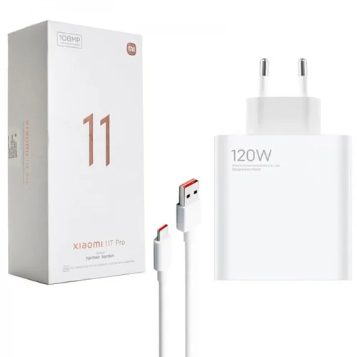 فست شارژر 120W شیائومی Xiaomi + کابل Type-C مدل EE-13-MDY