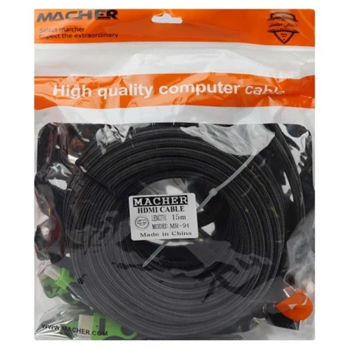 کابل Macher MR-94 HDMI 15m پوست ماری مدل MR94 طول 15 متر
