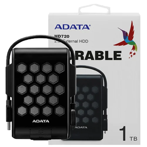 هارد اکسترنال ADATA HD720 ظرفیت 1TB (3 سال گارانتی آونگ)