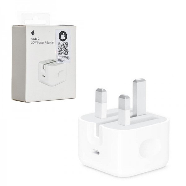 کلگی فست شارژر سه شاخه اروپایی اپل (Apple) 20W