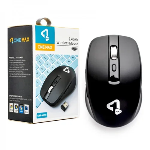ماوس بی سیم وان مکس (ONE MAX) مدل OM-W60
