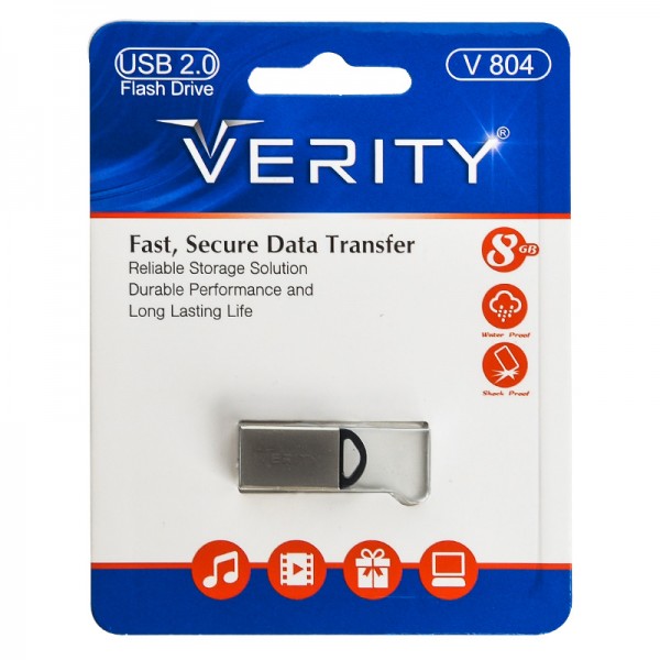 فلش وریتی (VERITY) مدل 8GB V804 گارانتی آسان سرویس