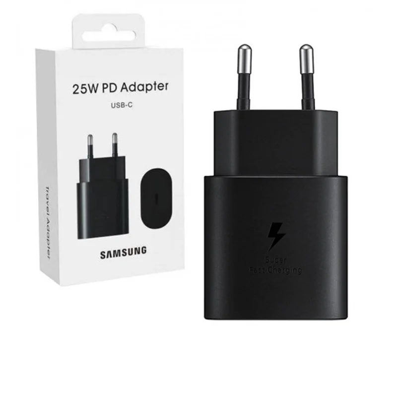 کلگی شارژر فست 25W دو پین سامسونگ مدل EP-TA800NBEGEU