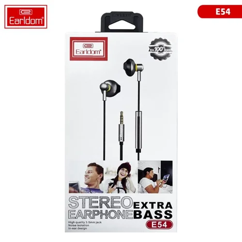 هندزفری با سیم ارلدام Earldom E54 3.5mm headphone