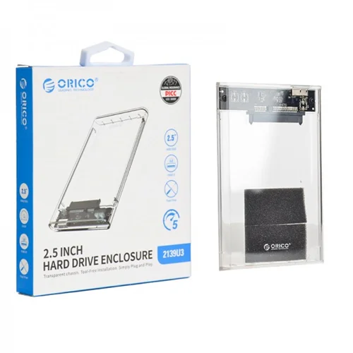 باکس هارد 2.5 اینچی USB 3.0 HDD/SSD اریکو (ORICO) مدل 2139U3