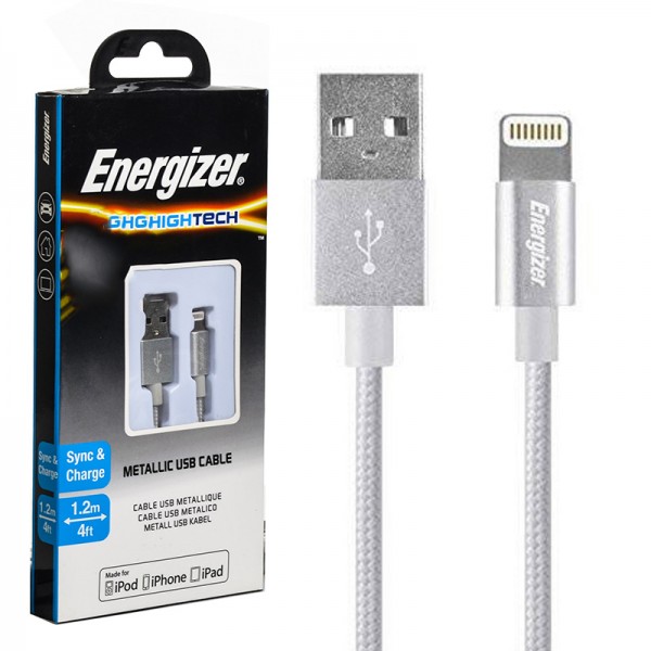کابل Lightning انرجایزر (Energizer) طول 1.2 متر مدل C13UBLIGSL4