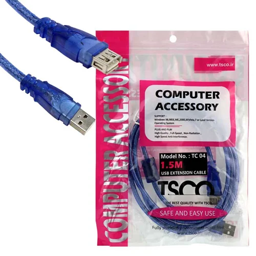 افزایش طول USB تسکو مدل TC 04 طول 1.5 متر